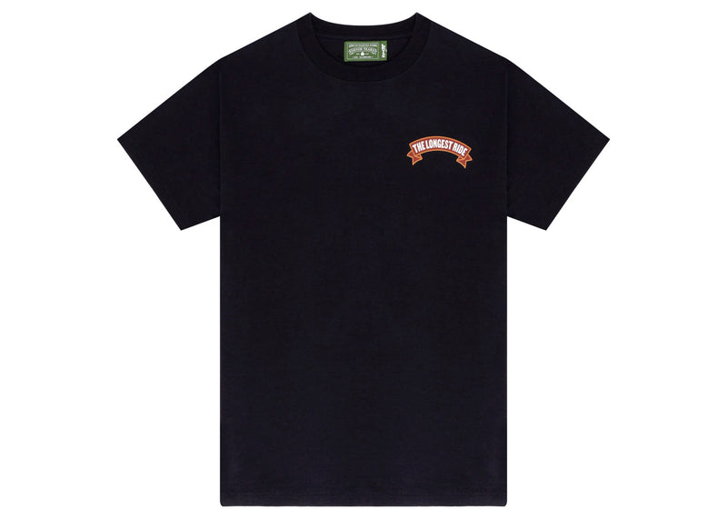DENIM TEARS LONGEST RIDE TEE BLACK