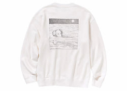 KAWS X UNIQLO LONGSLEEVE SWEATSHIRT OFF WHITE