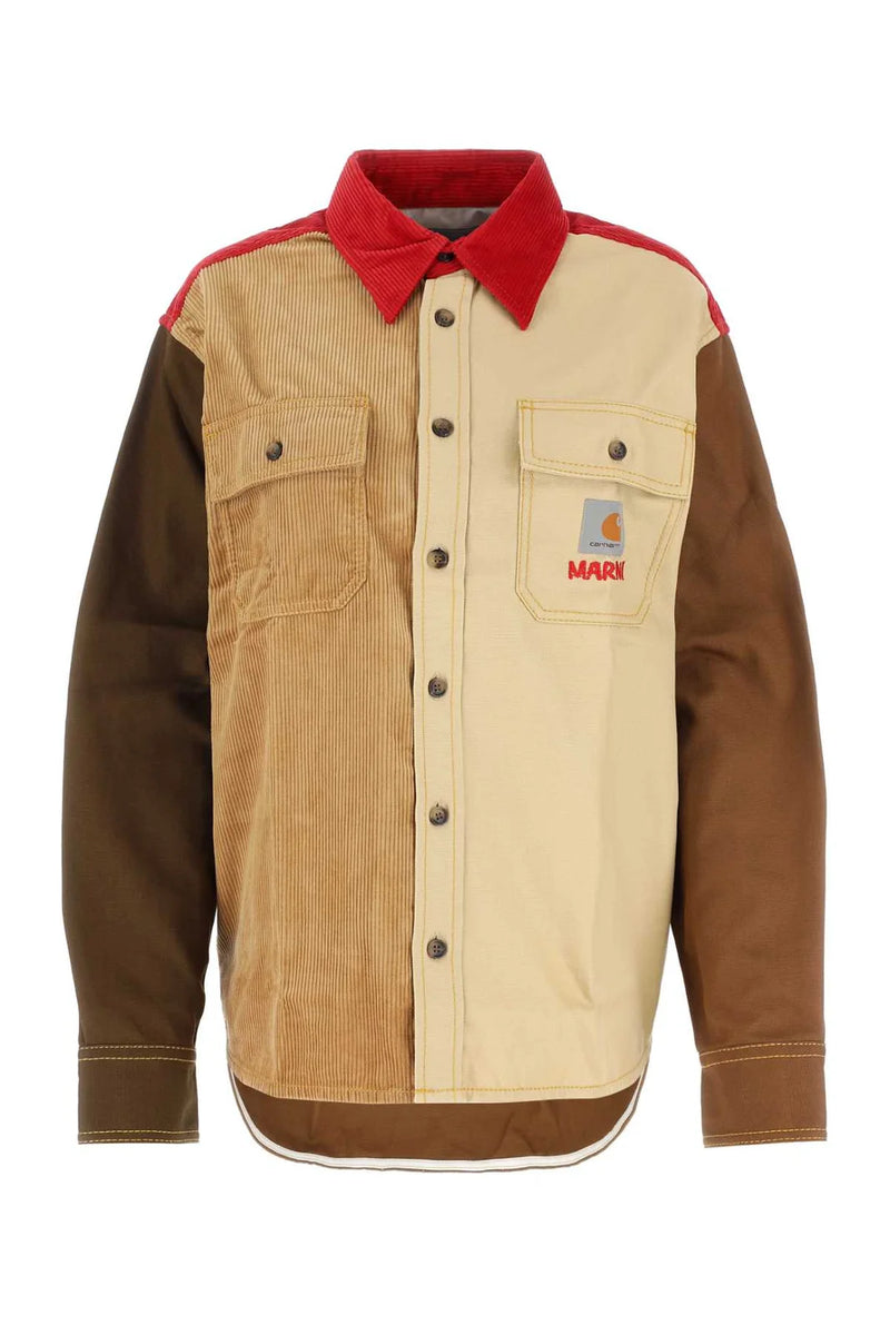 MARNI X CARHARTT BUTTONED OVERSHIRT
