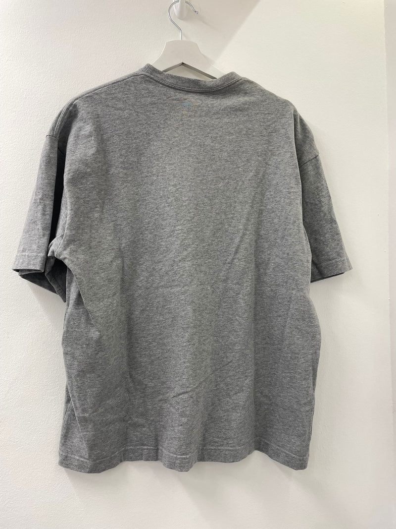 PRE LOVED - BALENCIAGA GREY LOGO T-SHIRT