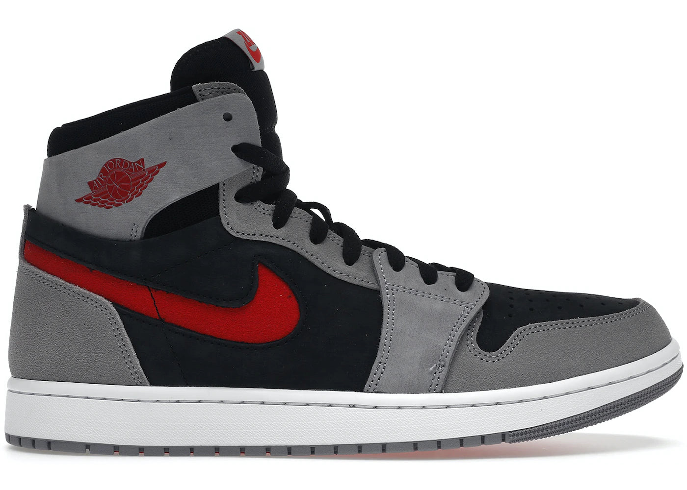 JORDAN 1 HIGH ZOOM AIR CMFT 2 BLACK FIRE RED CEMENT M