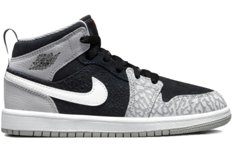 KIDS JORDAN 1 MID ELEPHANT PRINT (PS)