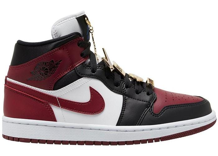 JORDAN 1 MID SE BLACK DARK BEETROOT (W) - The Edit LDN
