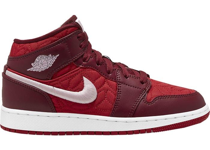 JORDAN 1 MID SE RED QUILT (GS) - The Edit LDN