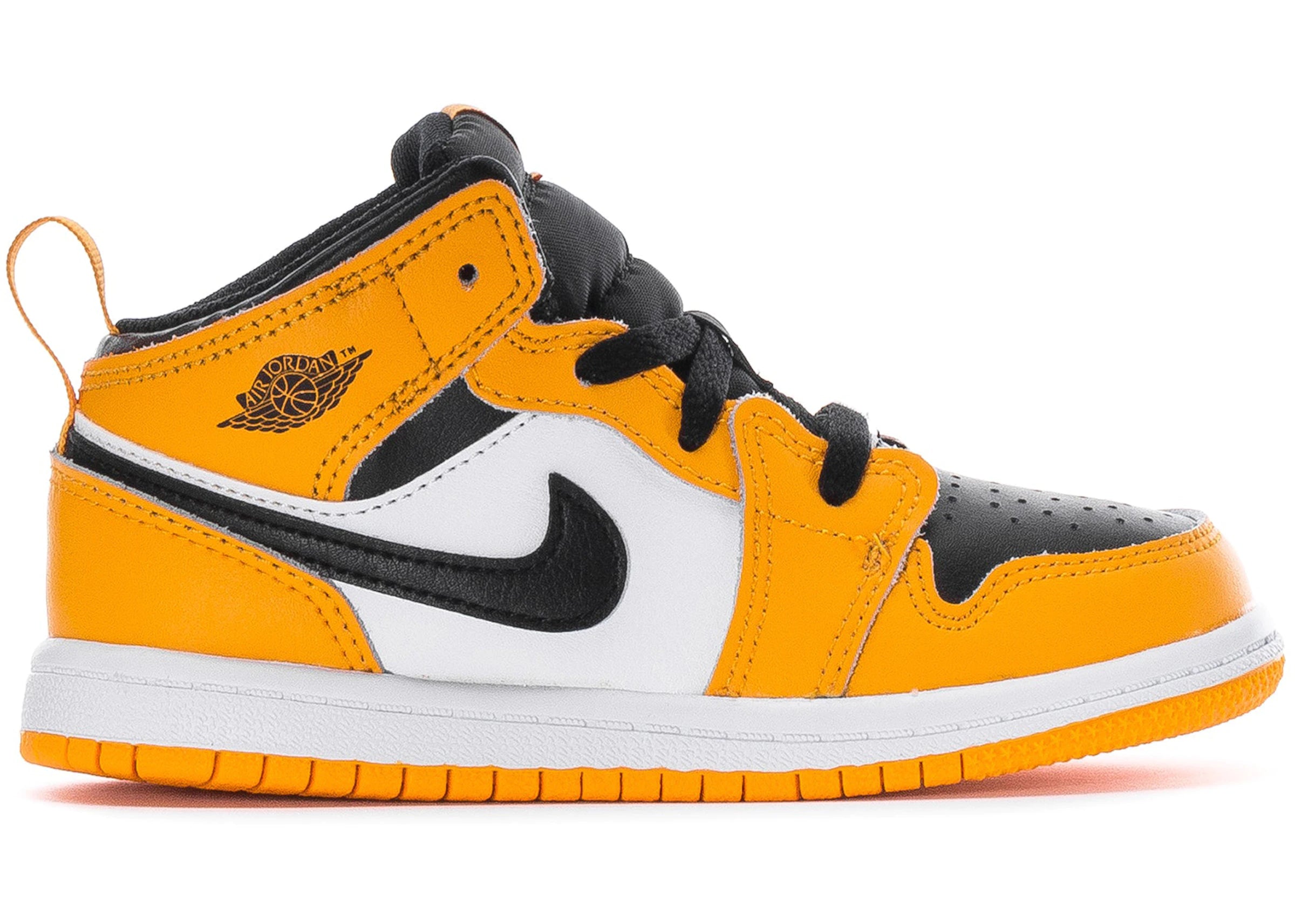 toddlers jordan 1 mid taxi (td)