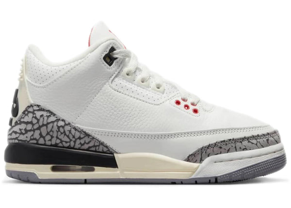 JORDAN 3 RETRO WHITE CEMENT REIMAGINED (GS)