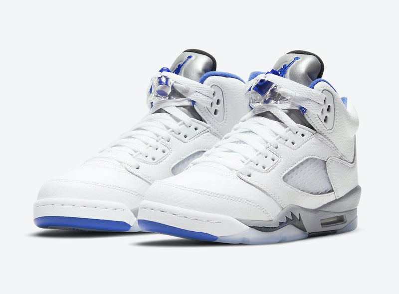 JORDAN 5 STEALTH 2.0 WHITE HYPER ROYAL - The Edit Man London 