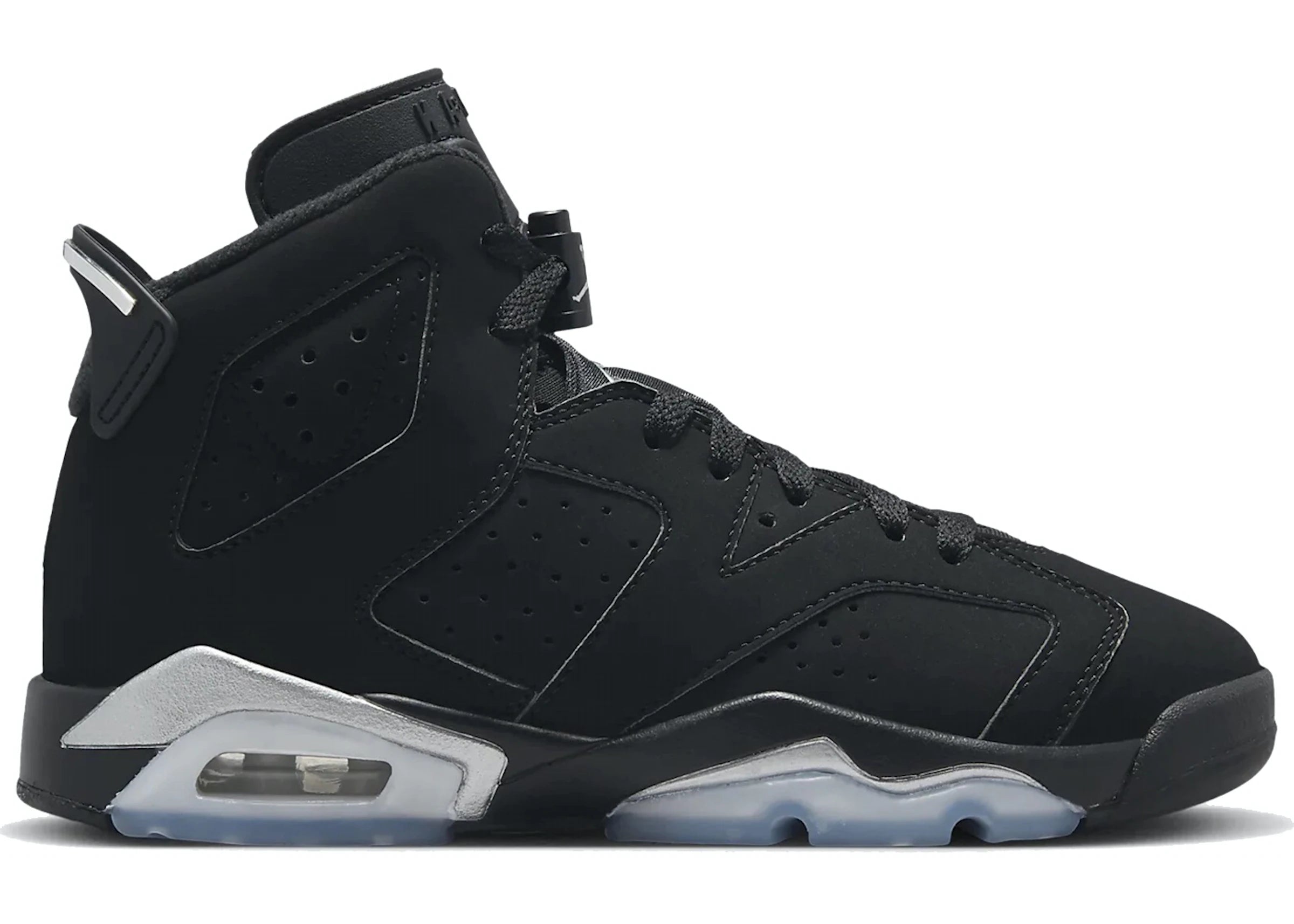 JORDAN 6 RETRO CHROME METALLIC SILVER GS