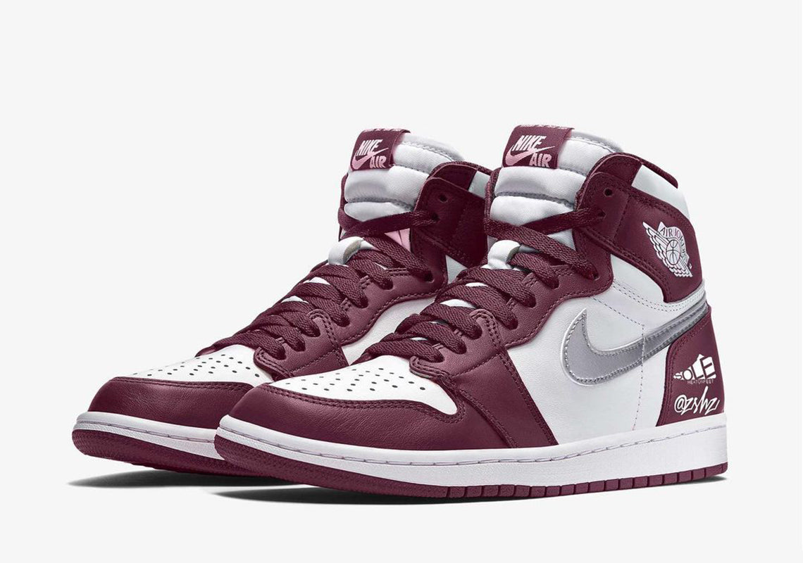 JORDAN 1 RETRO HIGH OG BORDEAUX (GS) - The Edit LDN