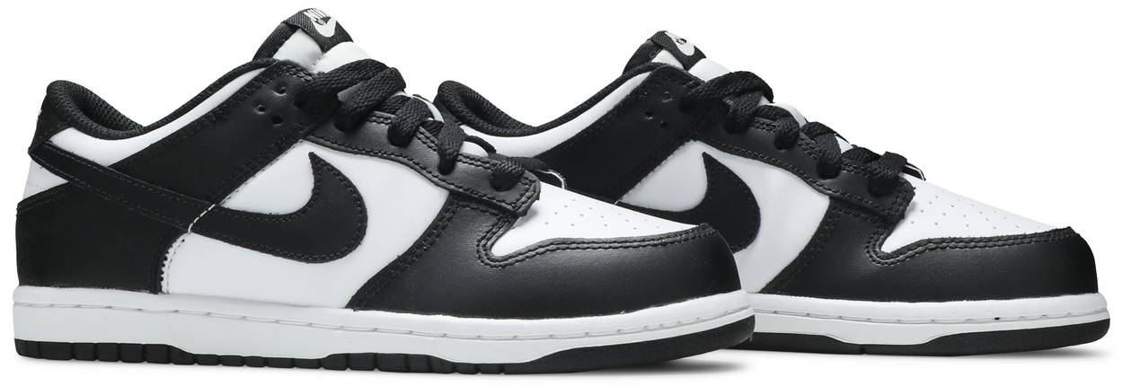 NIKE DUNK LOW BLACK WHITE (PS) - The Edit LDN