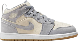 JORDAN 1 MID SE LECHE DE COCO PARTICULA GRIS (PS)