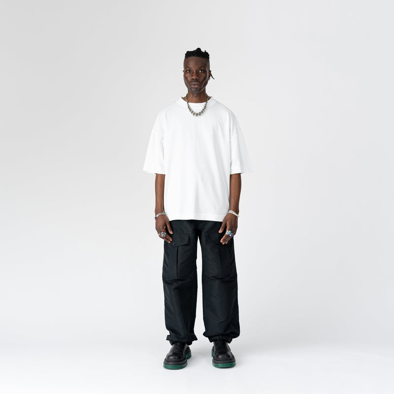 DNS006 'SILHOUETTE' T-SHIRT IN WHITE