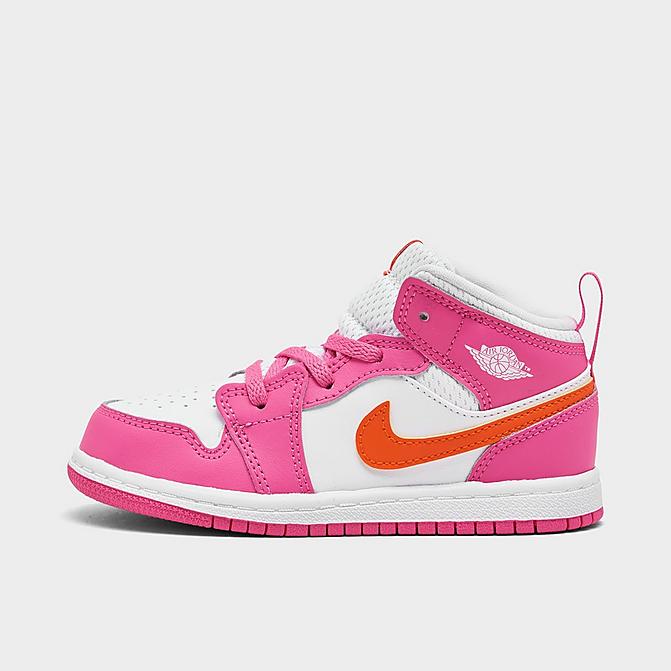Air Jordan 1 Mid Pinksicle Orange Enfant