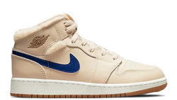 JORDAN 1 MID FLEECE PEARL WHITE (GS) - The Edit LDN