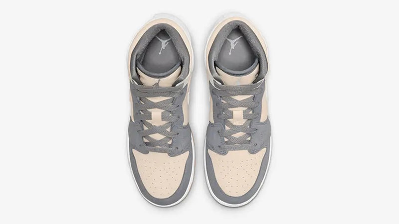 JORDAN 1 MID CREAM GREY (GS) - The Edit LDN