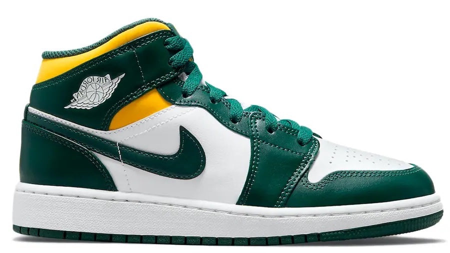 JORDAN 1 MID NOBLE GREEN (GS) - The Edit LDN