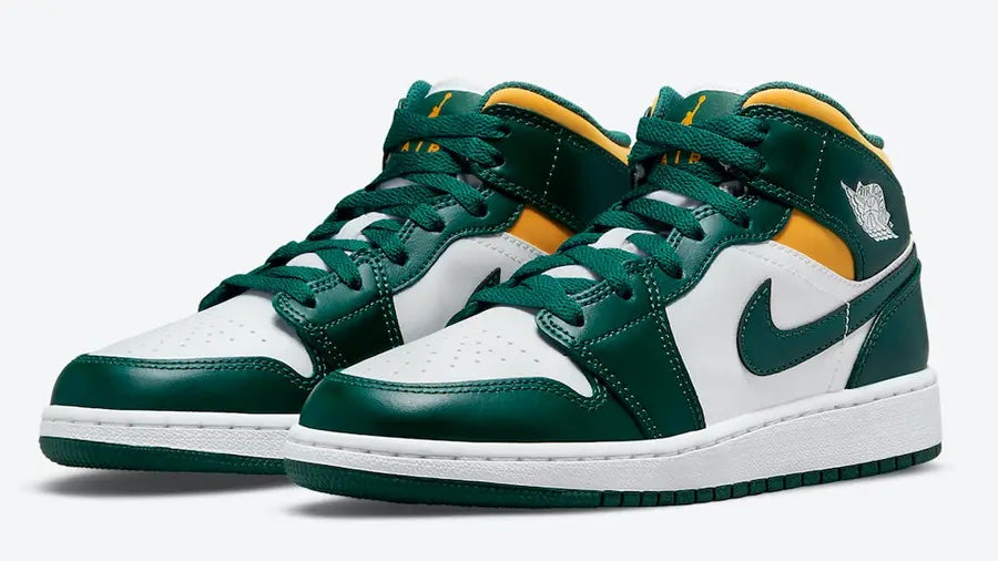 JORDAN 1 MID NOBLE GREEN (GS) - The Edit LDN