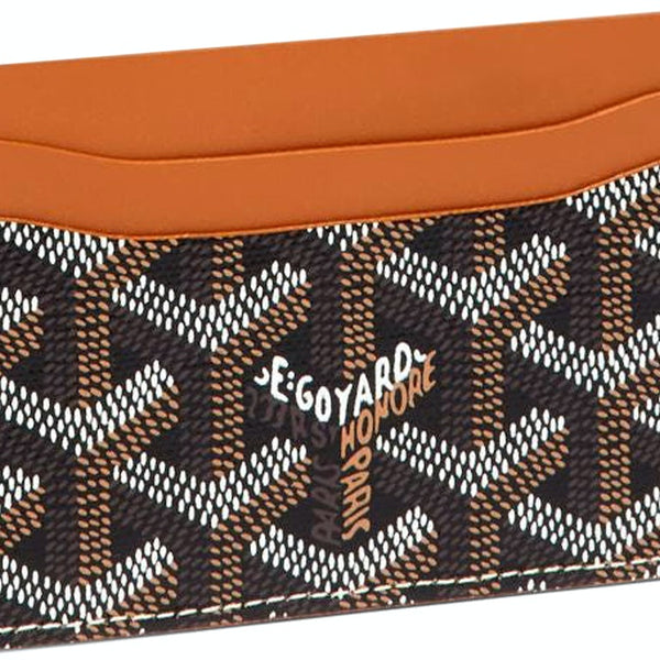 Goyard Saint Sulpice Card Holder Wallet NEW 100% Authentic Brown Natural  Color