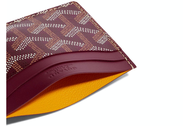 GOYARD SAINT SULPICE BORDEAUX CARD HOLDER