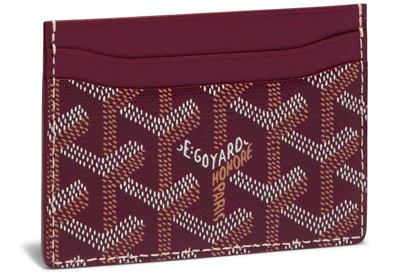 GOYARD SAINT SULPICE BORDEAUX CARD HOLDER