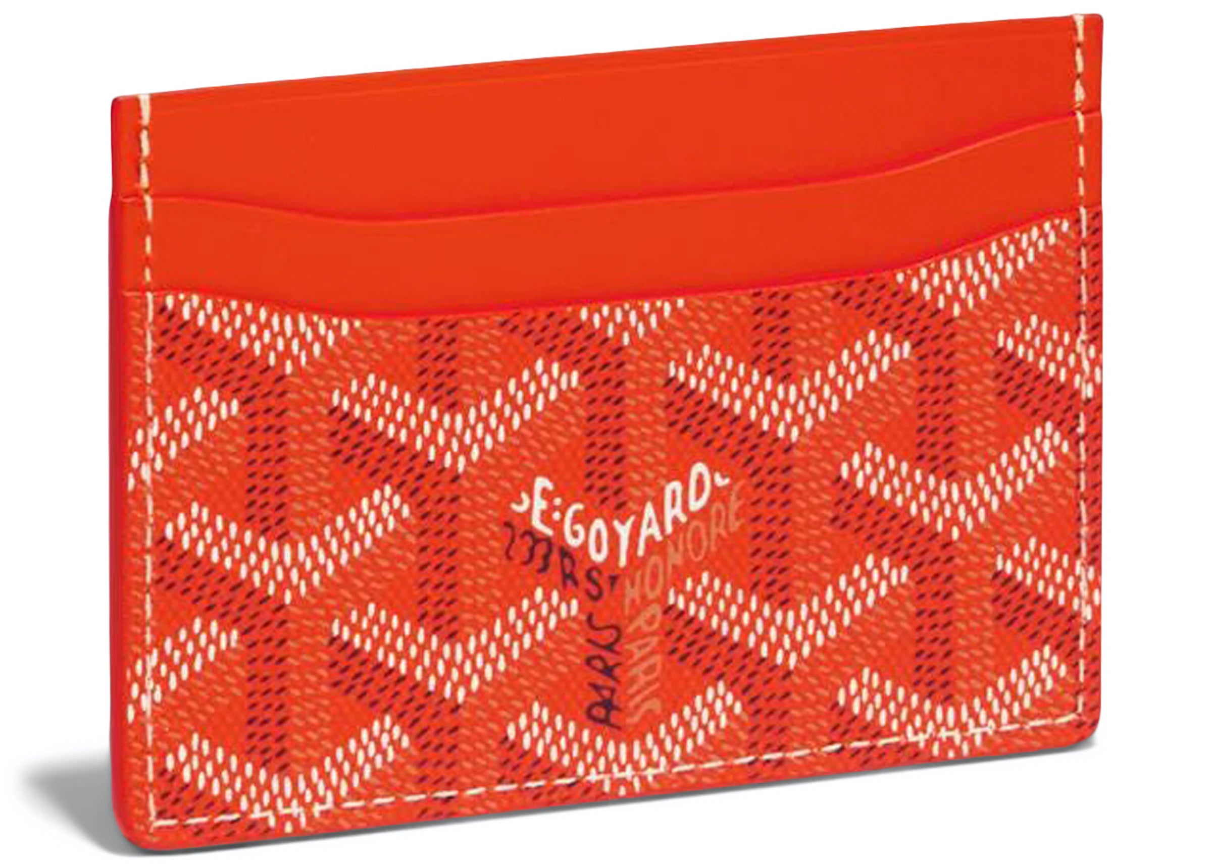 GOYARD SAINT SULPICE ORANGE CARD HOLDER