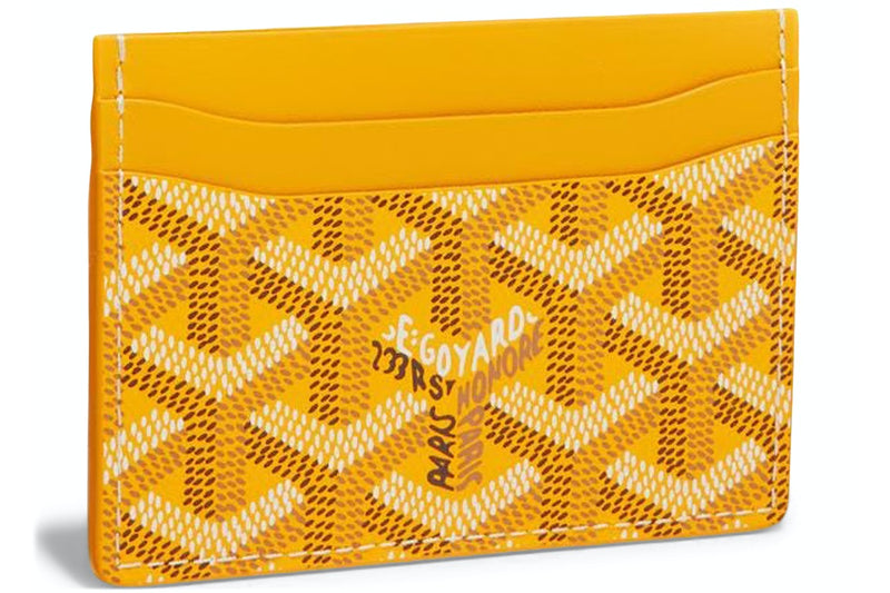 GOYARD SAINT SULPICE YELLOW CARD HOLDER