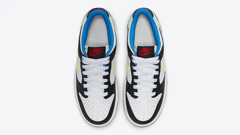 NIKE DUNK LOW HANGTAG BLACK WHITE (GS) - The Edit LDN
