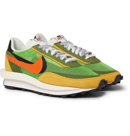 NIKE LD WAFFLE SACAI GREEN MULTI - The Edit Man London Online