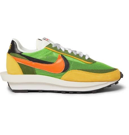 NIKE LD WAFFLE SACAI GREEN MULTI - The Edit Man London Online