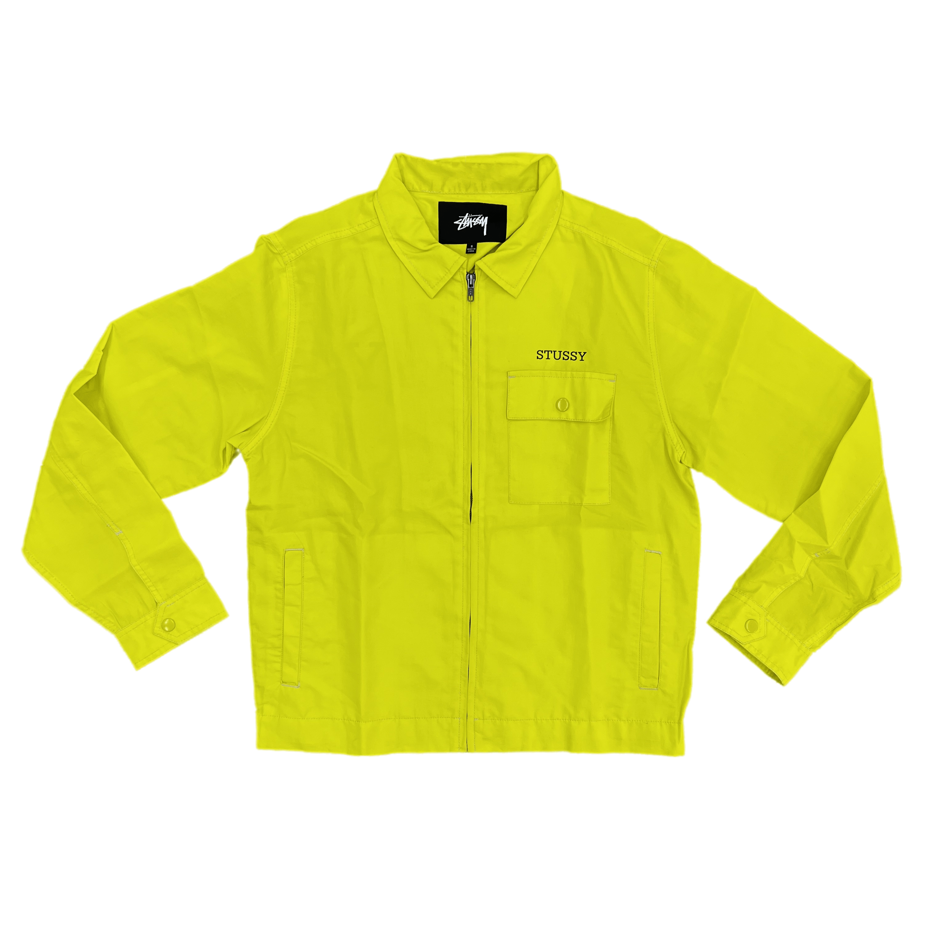 PRE-LOVED STUSSY YELLOW JACKET