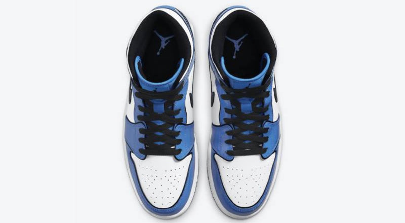 JORDAN 1 MID BLUE SIGNAL (GS) - The Edit LDN