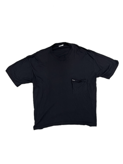 PRE LOVED - BALENCIAGA BLACK T-SHIRT WITH POCKET