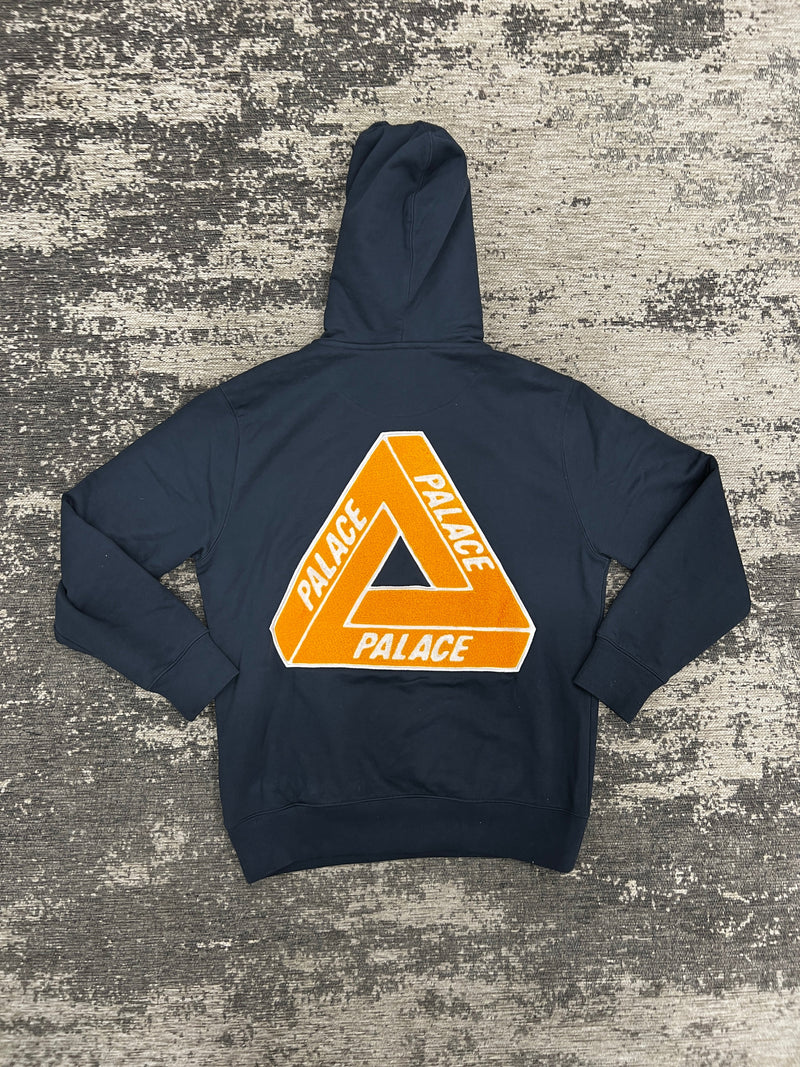 PRE LOVED - PALACE TRI-CHENILLE HOODIE NAVY