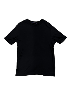 PRE-LOVED - LOUIS VUITTON BLACK COTTON & JACQUARD VELOUR SATELLITE T SHIRT