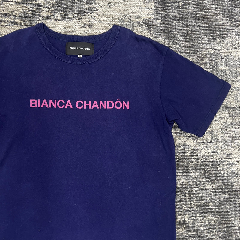 PRE LOVED - BIANCA CHANDON PURPLE T-SHIRT