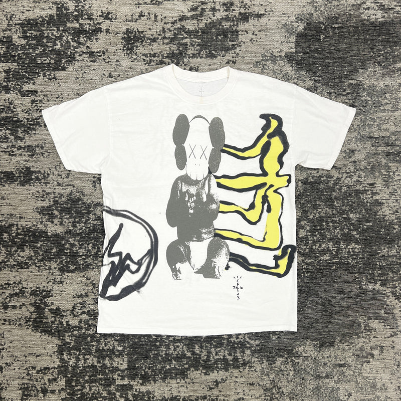PRE-LOVED - TRAVIS SCOTT X KAWS FOR FRAGMENT T-SHIRT