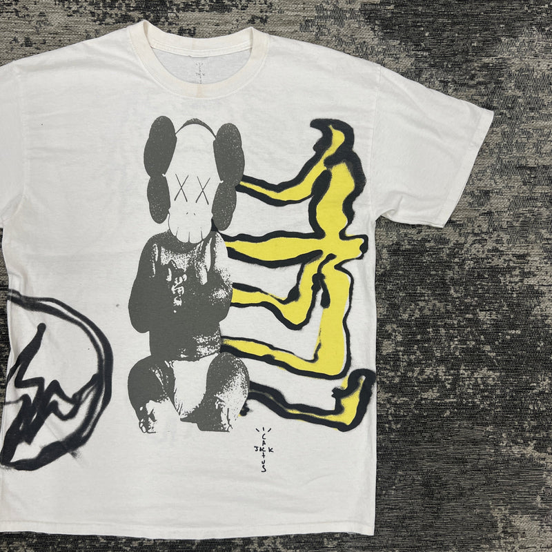 PRE-LOVED - TRAVIS SCOTT X KAWS FOR FRAGMENT T-SHIRT
