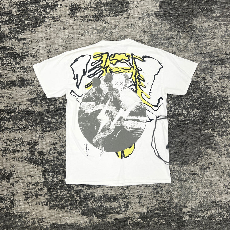 PRE-LOVED - TRAVIS SCOTT X KAWS FOR FRAGMENT T-SHIRT