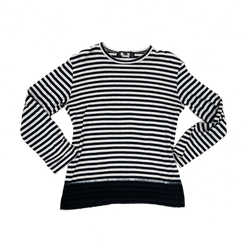 PRE LOVED - COMME DES GARCONS BLACK AND GREY LONG SLEEVE