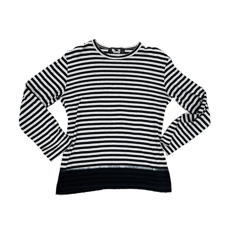 PRE LOVED - COMME DES GARCONS BLACK AND GREY LONG SLEEVE