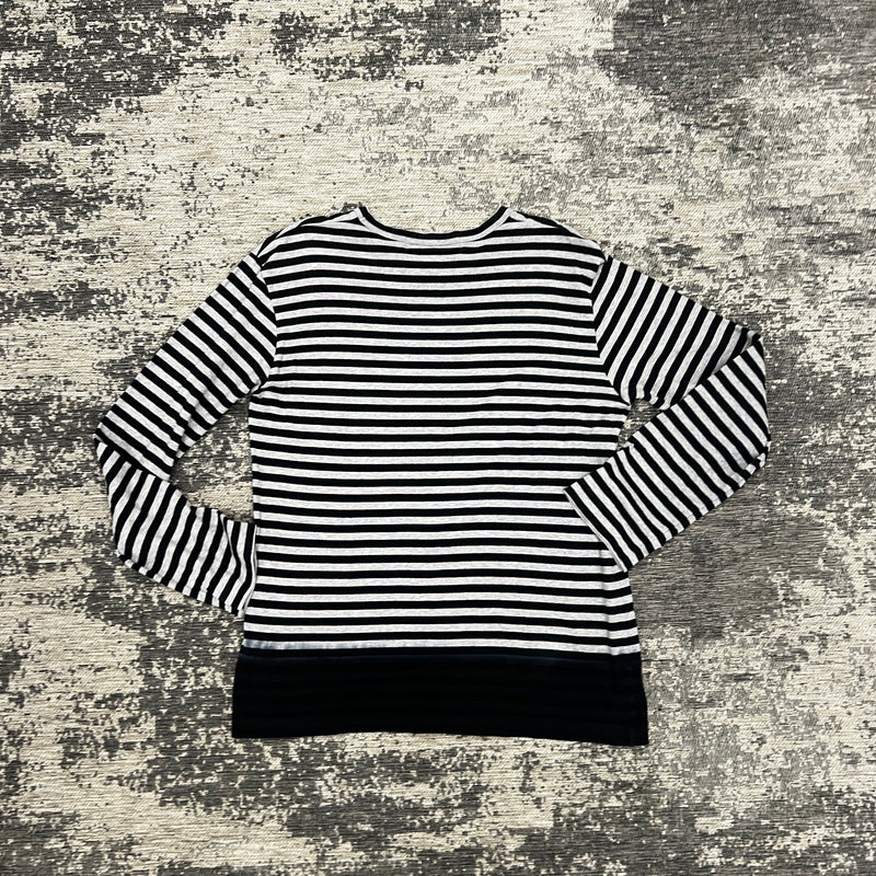 PRE LOVED - COMME DES GARCONS BLACK AND GREY LONG SLEEVE