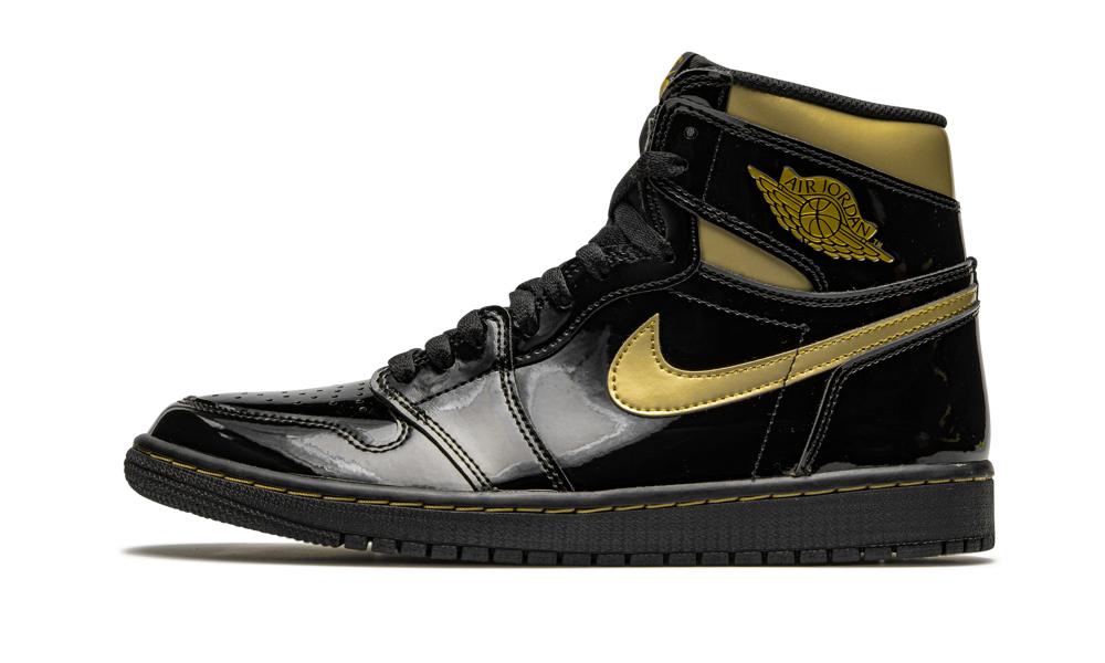 JORDAN 1 HIGH BLACK METALLIC GOLD - The Edit LDN