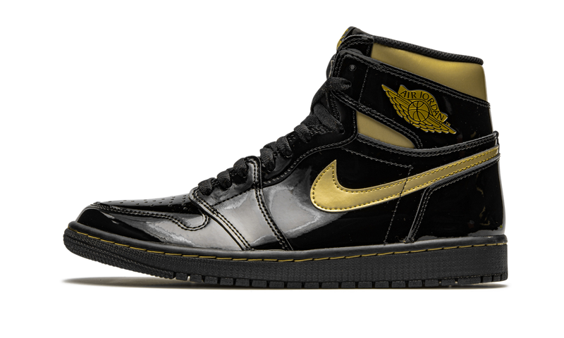 JORDAN 1 HIGH BLACK METALLIC GOLD - The Edit LDN
