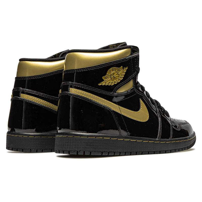 JORDAN 1 HIGH BLACK METALLIC GOLD - The Edit LDN