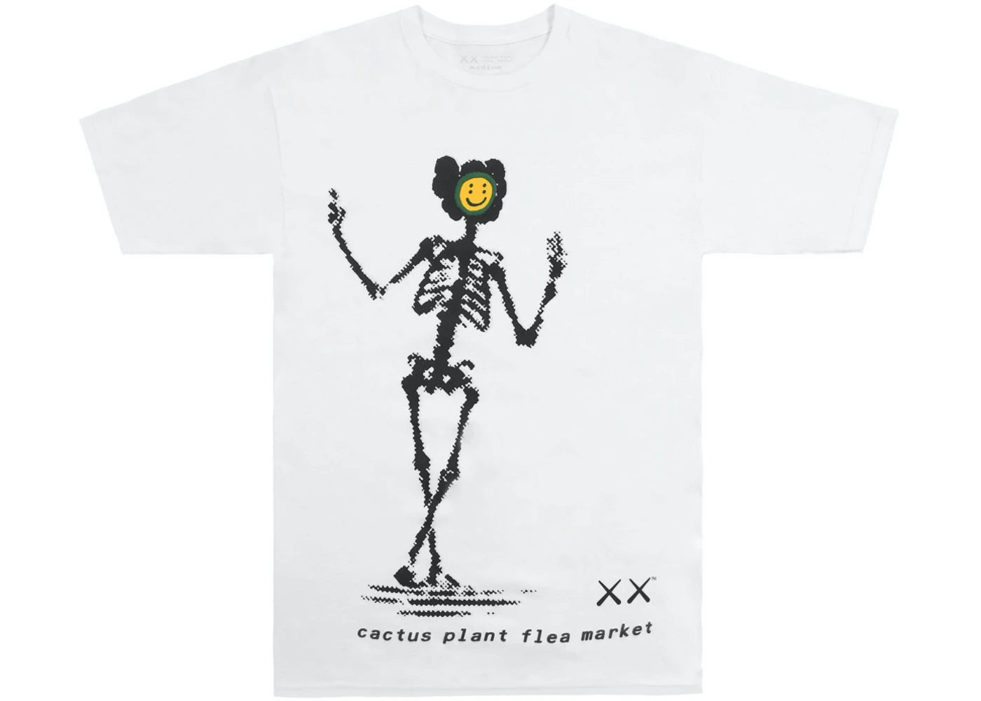 KAWS x CACTUS PLANT FLOHMARKT T-SHIRT WEISS