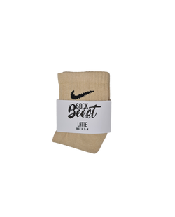 SOCK BEAST - CUSTOMISED NIKE ANKLE LATTE
