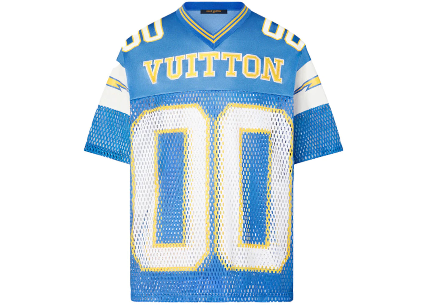 LOUIS VUITTON SPORT T-SHIRT WITH PATCH BLUE - The Edit LDN