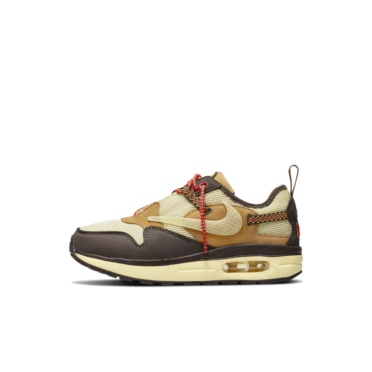 NIÑO NIKE AIR MAX 1 TRAVIS SCOTT CACTUS JACK BAROQUE BROWN (PS)