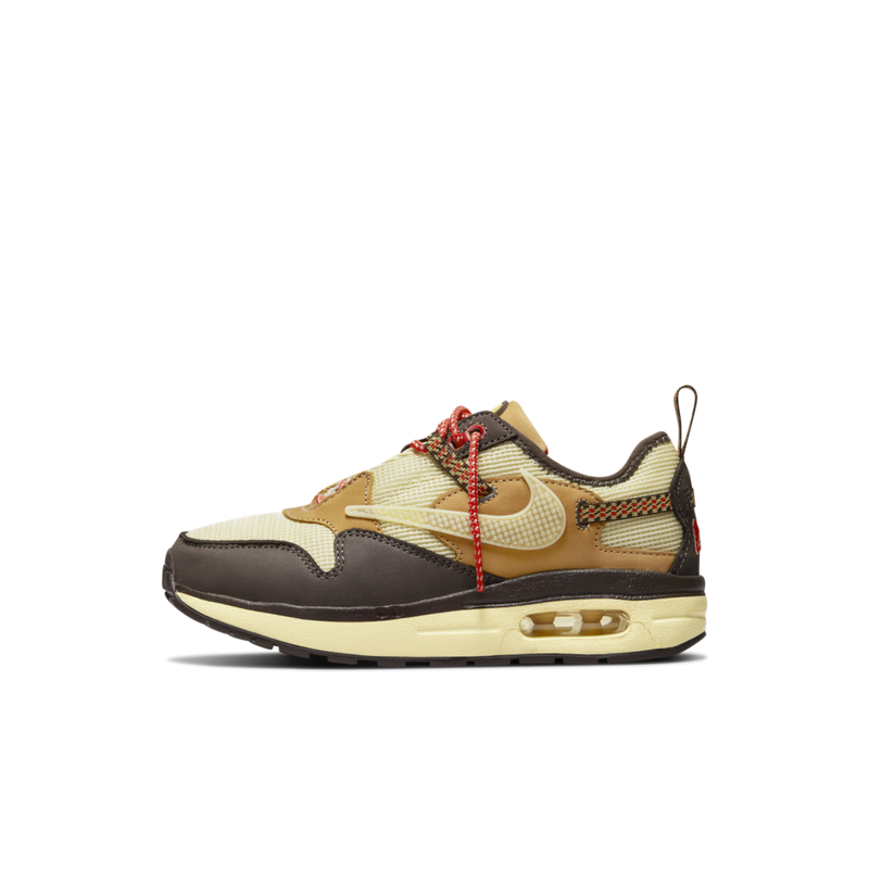 NIÑO NIKE AIR MAX 1 TRAVIS SCOTT CACTUS JACK BAROQUE BROWN (PS)