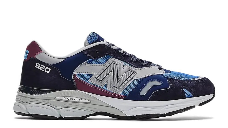 NEW BALANCE 920 MADE IN UK BLUE BURGUNDY - The Edit LDN